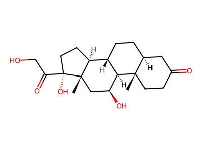 5|A-Dihydrocortisol structure