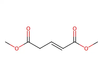 1,5-Dimethyl 2-pentenedioate structure