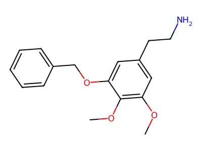 2-[3-(Benzyloxy)-4,5-dimethoxyphenyl]ethan-1-amine structure
