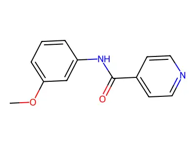 N-(3-methoxyphenyl)pyridine-4-carboxamide structure