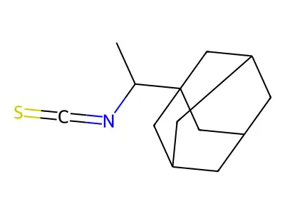 1-(1-Isothiocyanatoethyl)adamantane structure