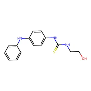 1-(4-Anilinophenyl)-3-(2-hydroxyethyl)thiourea structure