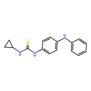1-(4-Anilinophenyl)-3-cyclopropylthiourea structure