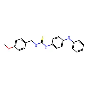 1-(4-Methoxybenzyl)-3-[4-(phenylamino)phenyl]thiourea structure