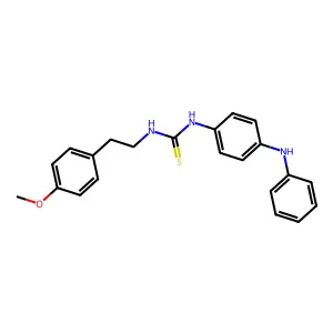 1-(4-Anilinophenyl)-3-[2-(4-methoxyphenyl)ethyl]thiourea structure