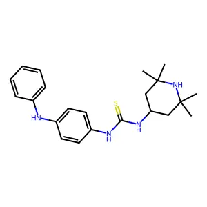 1-(4-Anilinophenyl)-3-(2,2,6,6-tetramethylpiperidin-4-yl)thiourea structure