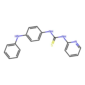1-(4-Anilinophenyl)-3-pyridin-2-ylthiourea structure