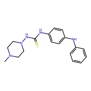 1-(4-Anilinophenyl)-3-(4-methylpiperazin-1-yl)thiourea structure