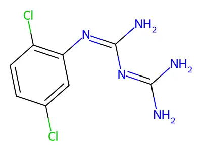 1-(Diaminomethylidene)-2-(2,5-dichlorophenyl)guanidine structure