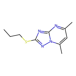 5,7-Dimethyl-2-(propylsulfanyl)[1,2,4]triazolo[1,5-a]pyrimidine structure