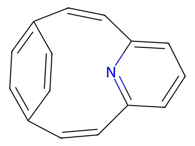 16-Azatricyclo(9.2.2.14,8)hexadeca-2,4,6,8(16),9,11,13,14-octaene structure