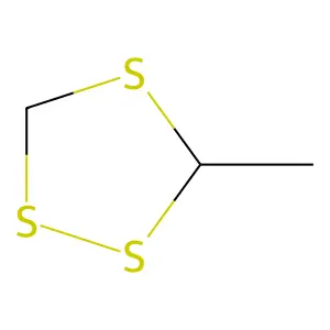 3-Methyl-1,2,4-trithiolane structure