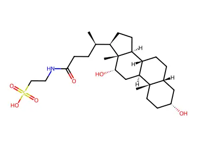牛磺熊脫氧膽酸 structure
