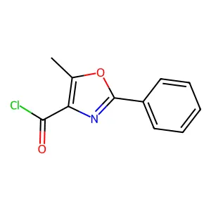 5-Methyl-2-phenyl-1,3-oxazole-4-carbonyl chloride structure