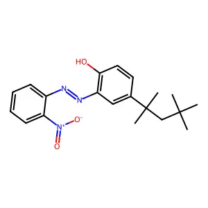 2-((2-Nitrophenyl)azo)-4-(1,1,3,3-tetramethylbutyl)phenol structure