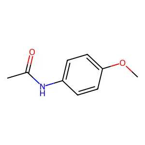 N-(4-甲氧基苯基)乙酰胺 structure