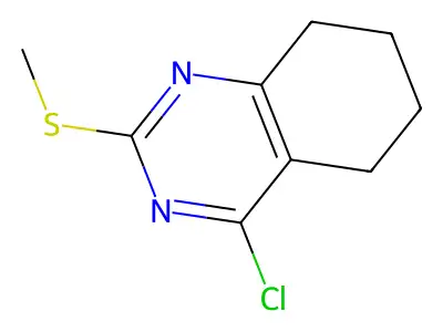 4-Chloro-2-(methylthio)-5,6,7,8-tetrahydroquinazoline structure