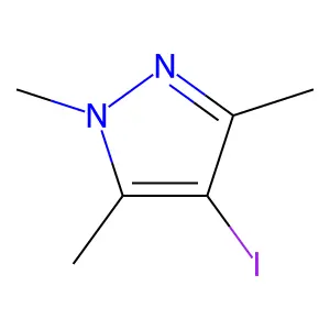 4-Iodo-1,3,5-trimethyl-1H-pyrazole structure