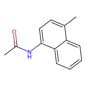 N-(4-甲基-1-萘基)乙酰胺 structure
