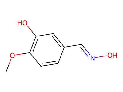 Benzaldehyde, 3-hydroxy-4-methoxy-, oxime structure