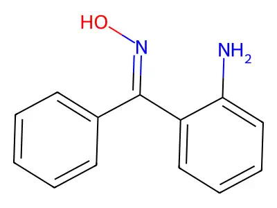 2-Aminobenzo-phenone oxime structure