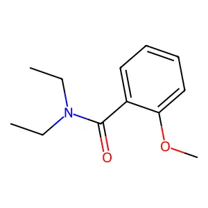 N,N-diethyl-2-methoxybenzamide structure