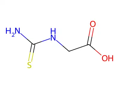 N-(Thiocarbamoyl)-glycine structure