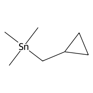 Stannane, (cyclopropylmethyl)trimethyl- structure