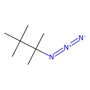 2-Azido-2,3,3-trimethylbutane structure