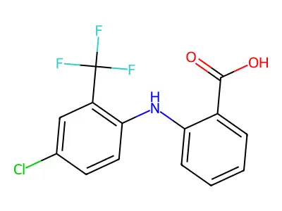 Anthranilic acid, N-(4-chloro-alpha,alpha,alpha-trifluoro-o-tolyl)- structure