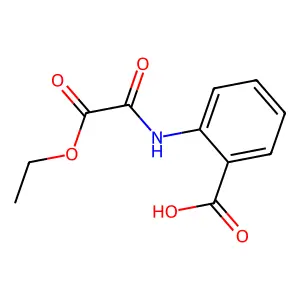 Benzoic acid, 2-((2-ethoxy-2-oxoacetyl)amino)- structure