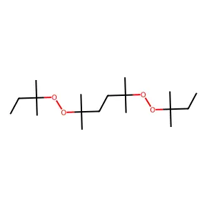 Peroxide, 1,1'-(1,1,4,4-tetramethyl-1,4-butanediyl)bis(2-(1,1-dimethylpropyl) structure