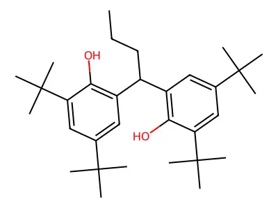 Phenol, 2,2'-butylidenebis[4,6-bis(1,1-dimethylethyl)- structure