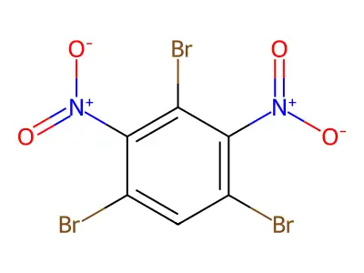 1,3,5-Tribromo-2,4-dinitro-benzene structure
