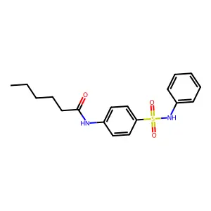 Hexananilide, 4'-sulfanilyl- structure