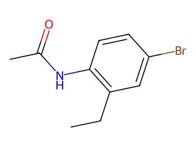 N-(4-bromo-2-ethylphenyl)acetamide structure