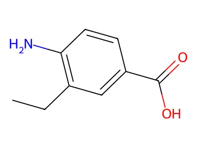 4-Amino-3-ethylbenzoic acid structure