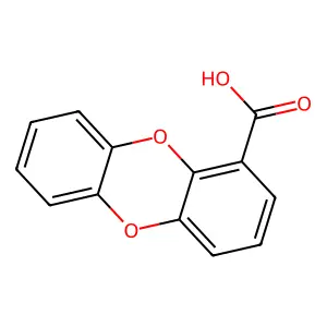 Dibenzo(b,e)(1,4)dioxin-1-carboxylic acid structure