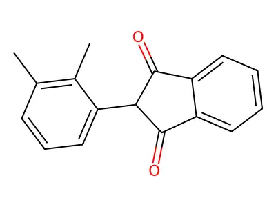1H-Indene-1,3(2H)-dione, 2-(dimethylphenyl)- structure
