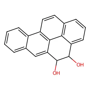 BENZO(a)PYRENE-4,5-DIOL, 4,5-DIHYDRO-, cis- structure