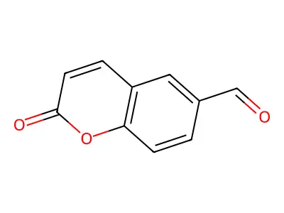 2-oxo-2H-chromene-6-carbaldehyde structure