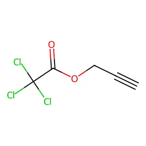 2-Propyn-1-ol, trichloroacetate structure