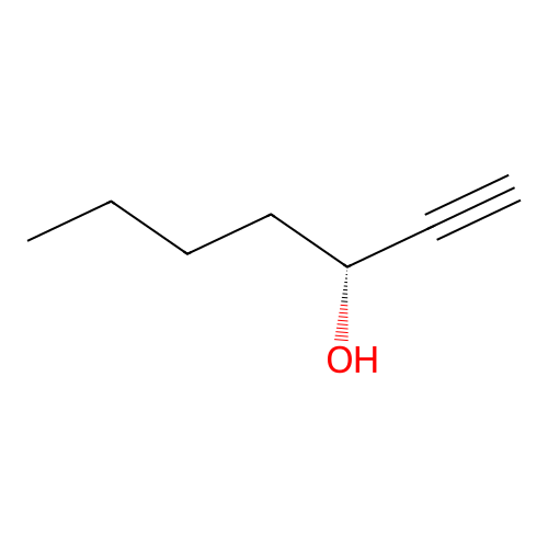 1-Heptyn-3-OL, (3R)- structure