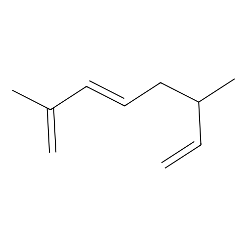 3,7-Dimethyl-octa-1,5,7-triene structure