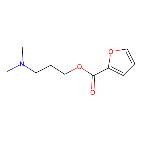 3-(Dimethylamino)propyl furan-2-carboxylate structure