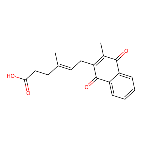 vitamin K1 aglycone I structure