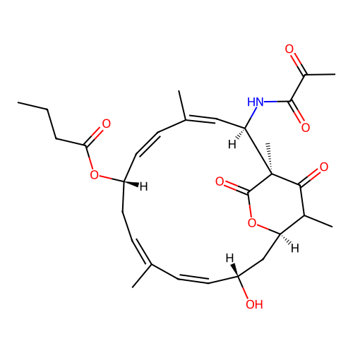 Lankacidin C 8-butyrate structure