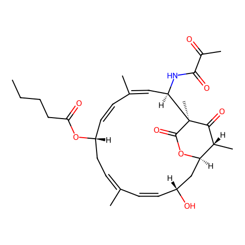 Lankacidin C 8-valerate structure