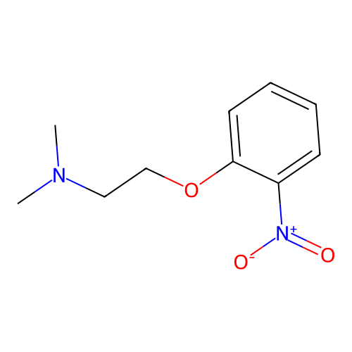 N,N-dimethyl-2-(2-nitrophenoxy)ethanamine structure