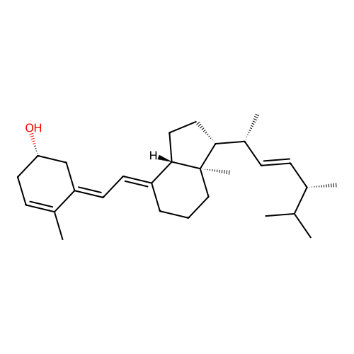 Isovitamin D2 structure